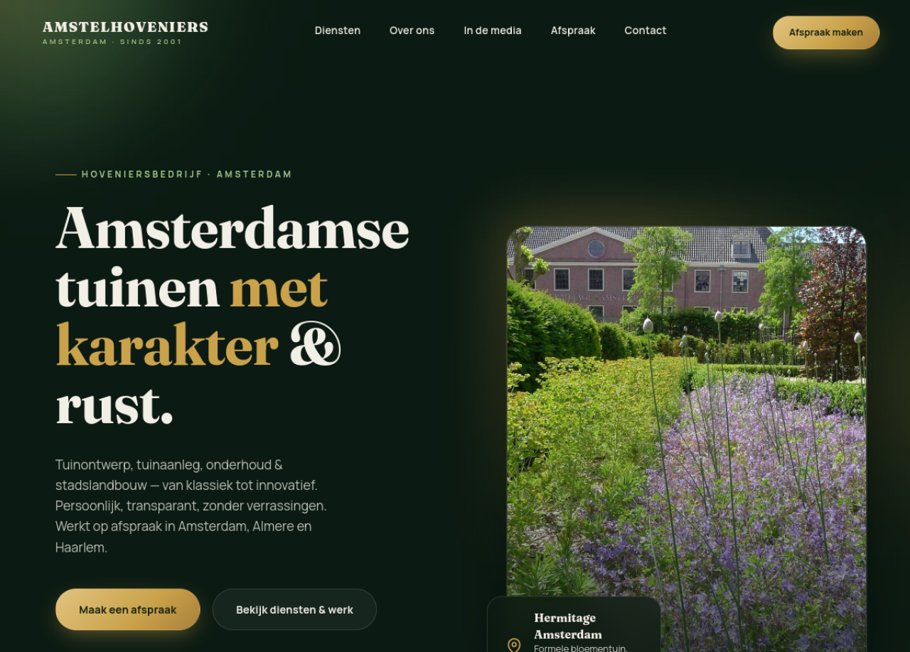 Website Amstelhoveniers