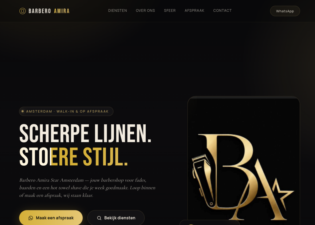 Website Barbero Amira Star