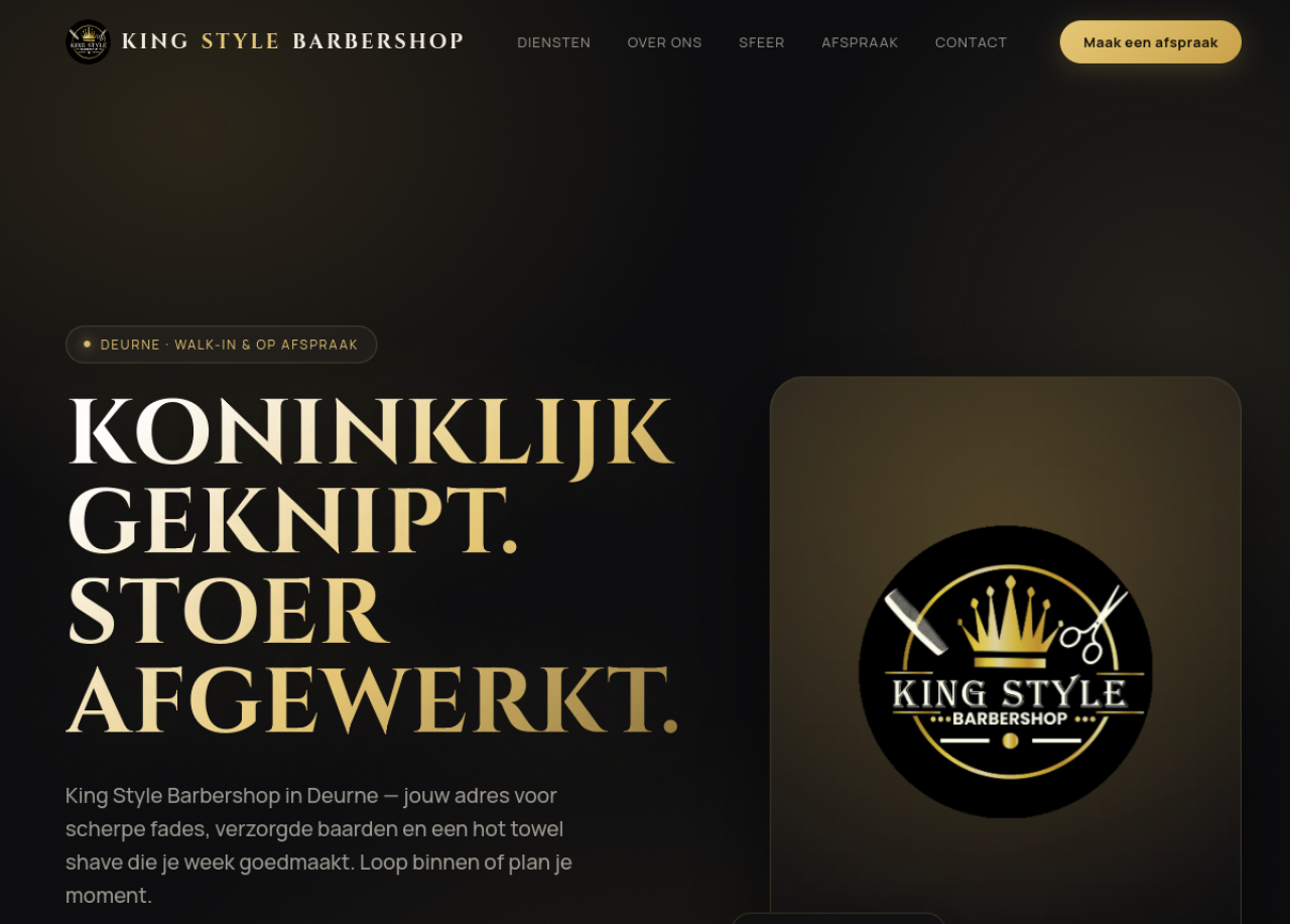 Website King Style Barbershop