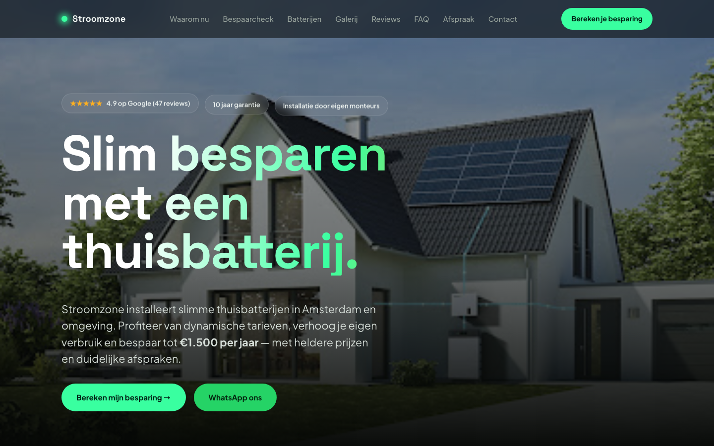 Stroomzone website